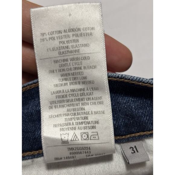 Joe's Jeans Women's 31 Mid Rise Ziggy Frayed Hem Straight Ankle Streetwear Urban - Picture 5 of 8